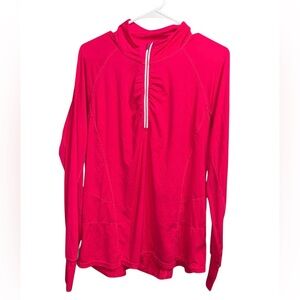 Tangerine 1/2 zip reflect magenta  Women's Vibrant Pink Utility Jacket